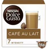 Café capsules NESCAFE CAFÉ AU LAIT N°7 - compatible DOLCE GUSTO - x16