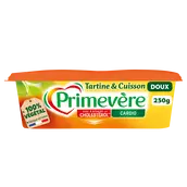 Matière grasse à cuisiner PRIMEVERE cuisson, 63%MG, barquette de 250g