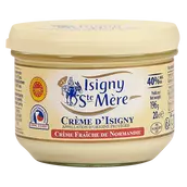 Crème fraîche AOP 40%MG ISIGNY STE MERE - Pot en verre 20cl