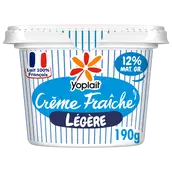 Crème fraiche épaisse légère 12MG YOPLAIT - 190g