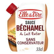 Sauche béchamel au lait entier ELLE&VIRE - poche de 33cl