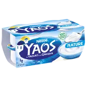 Yaourts à la Grecque Nature YAOS - 4 pots de150g