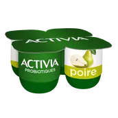 Yaourt aux fruits bifidus poire ACTIVIA - 4x125g
