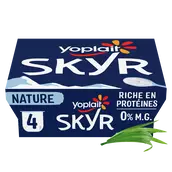 Yaourt Skyr nature YOPLAIT SKYR - 4x100g