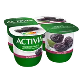 Yaourt aux fruits bifidus pruneau ACTIVIA - 4x125g