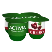Yaourt aux fruits bifidus cerise ACTIVIA - 4x125g
