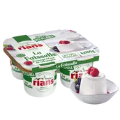Fromage Blanc Faisselle nature RIANS - 4 pots de 100g