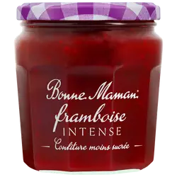 Confiture framboise intense BONNE MAMAN, 335g