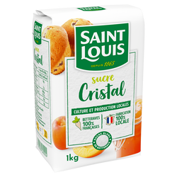 Sucre cristal ST LOUIS, paquet de 1kg
