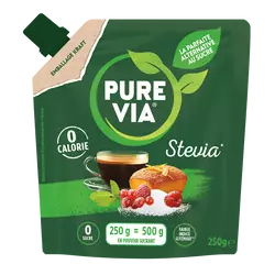 Édulcorant à la stévia en poudre PURE VIA, 250g