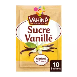 Sucre vanillé VAHINE, 10 sachets, 75g