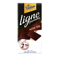 Tablette Chocolat Noir 70% Fine & Gourmande POULAIN - 100g