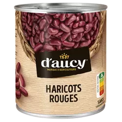 Haricots rouges D'AUCY - Boîte 500g