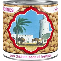 Pois chiches Sultanines - Boîte 265g Net egoutté