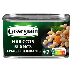 Haricots blancs cuisinés CASSEGRAIN - Boîte 400g