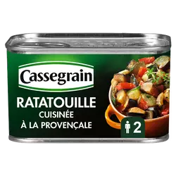 Ratatouille cuisinée à la provençale CASSEGRAIN - Boîte 380g