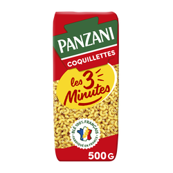 Pâtes COQUILLETTE 3 minutes PANZANI - 500g
