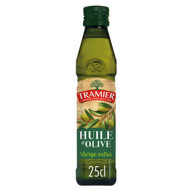 Huile d'olive vierge extra TRAMIER bouteille verre 25cl