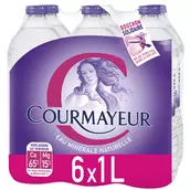 Eau minérale naturelle COURMAYEUR, 6x1l