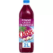 Boisson aux fruits Pomme Cassis Framboise OASIS - la bouteille de 2L