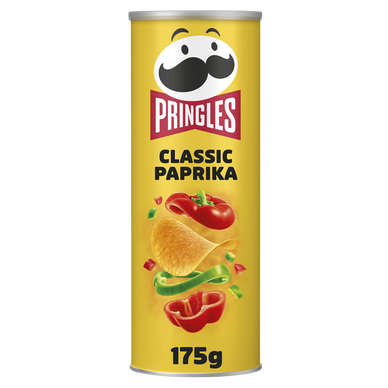 Chips tuiles Paprika PRINGLES - Boîte de 175g
