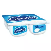 Fromage blanc mousse nature GERVITA - 4x100g