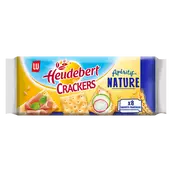Biscuits apéritifs crackers nature HEUDEBERT - Paquet de 250g