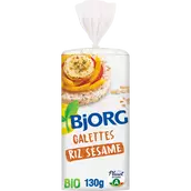 Galettes de riz Sésame BIO BJORG - Paquet de 130g