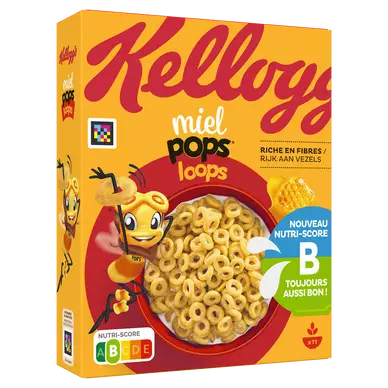 Céréales Miel Pops Loops KELLOGG'S - 330g