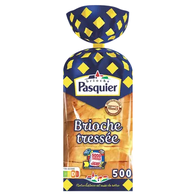 Brioche tressée tranchée nature BRIOCHE PASQUIER - 500g