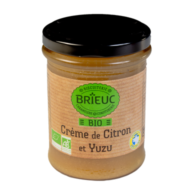 Crème de citron et yuzu bio BRIEUC 220g