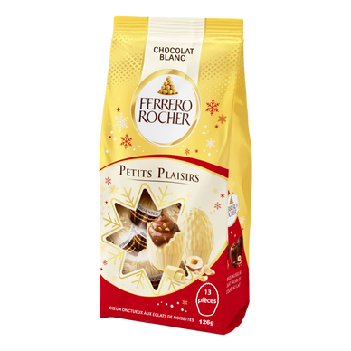 Confiserie Chocolat Rocher Petits Plaisirs au chocolat blanc FERRERO 126g