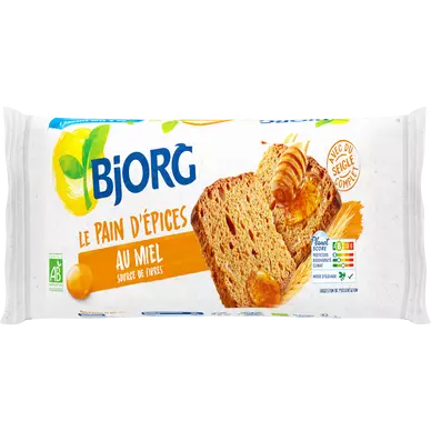 Pain d'épice bio au miel BJORG, 300g