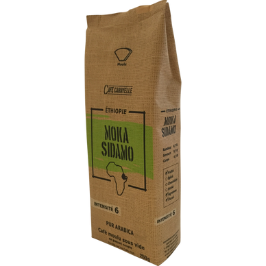 Café moulu MOKA SIDAMO N°6 - Ethiopie - 250g
