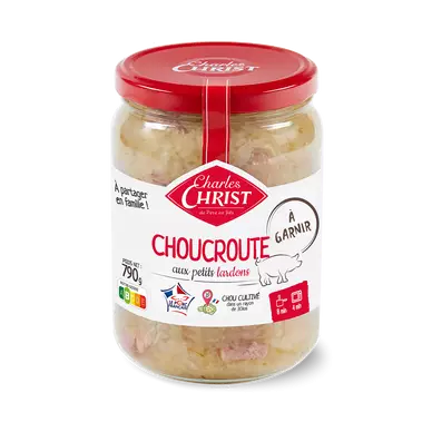 Choucroute de brasserie CHRIST, Boîte de 790g