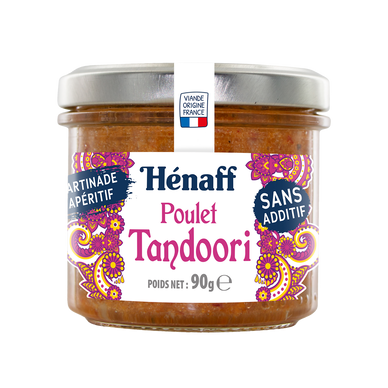 Tartinade poulet tandoori HENAFF 90g