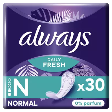 Protège-slip fresh normal ALWAYS 0% de parfum x30