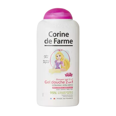 Gel douche cheveux et corps princesse CORINE DE FARME 300ml