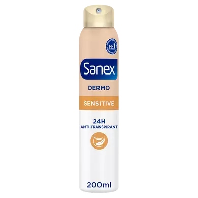 Déodorant dermo sensible en aerosol Antitranspirant SANEX 200ml