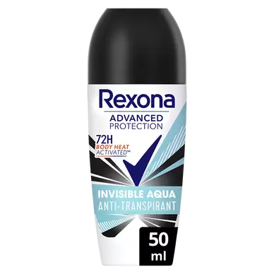 Déodorant femme invisible aqua 72h bille REXONA 50ml