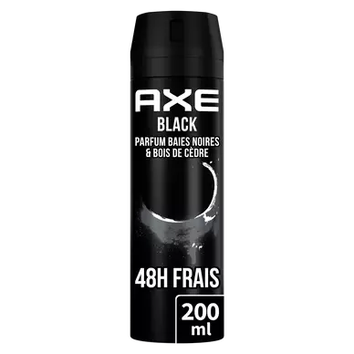 Déodorant homme AXE black aérosol 200ml