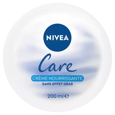 Crème nourrissante visage et corps care NIVEA, pot de 200ml