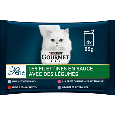 Barquettes chat Perfect Portions au saumon en terrine SHEBA - 6x37,5g