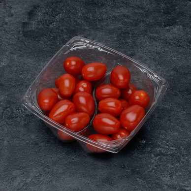 Tomate cerise, segment Les cerises allongées, BIO, catégorie 2, Espagne, barquette, 250g