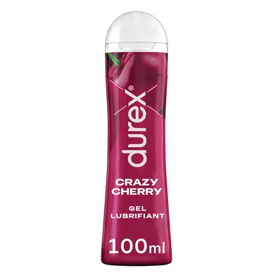 Gel Lubrifiant Intime Crazy Cherry Arômatisé Cerise Base Eau - DUREX -100ml