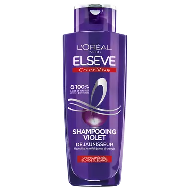 Color Vive Shampoing Violet Déjaunisseur L'OREAL PARIS ELSEVE Flacon 200 ml